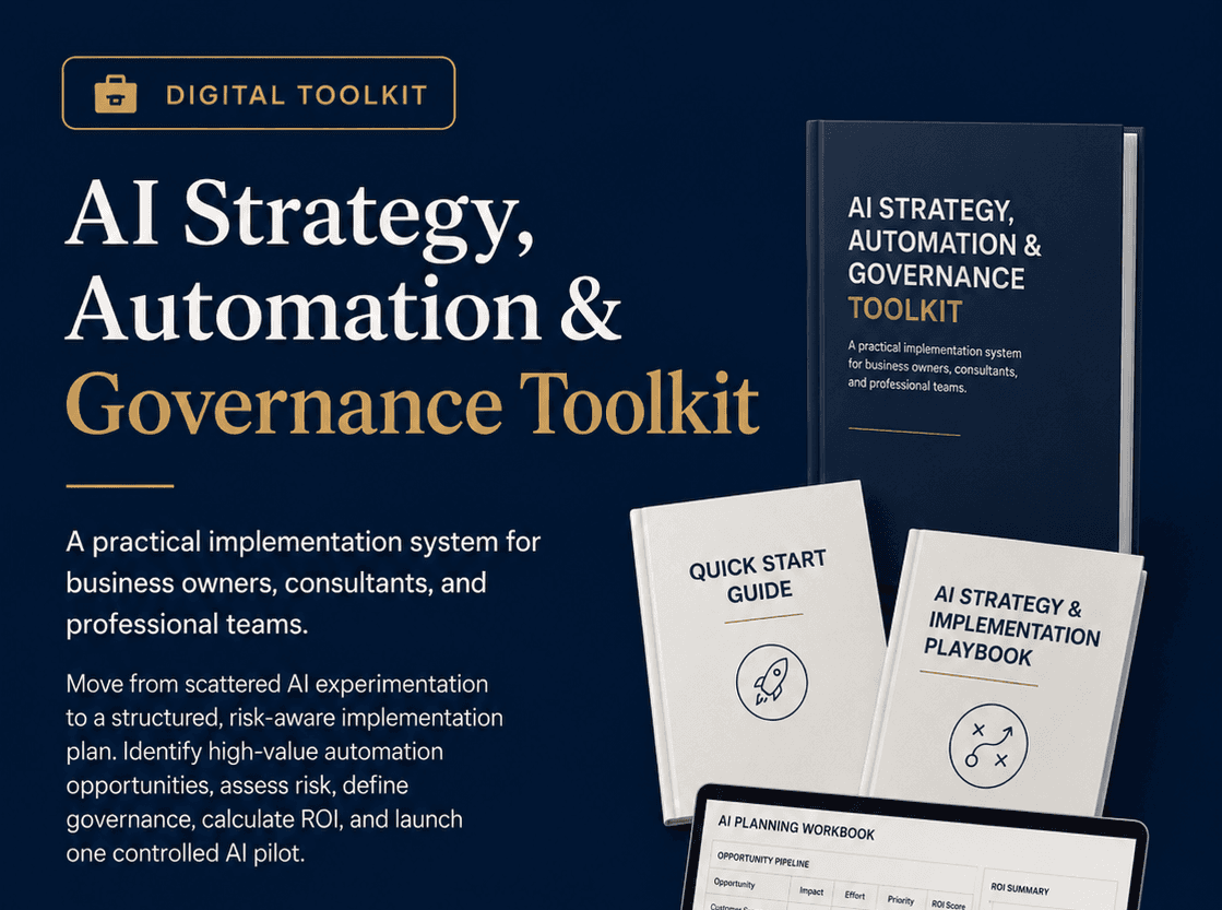 AI Strategy Toolkit flyer
